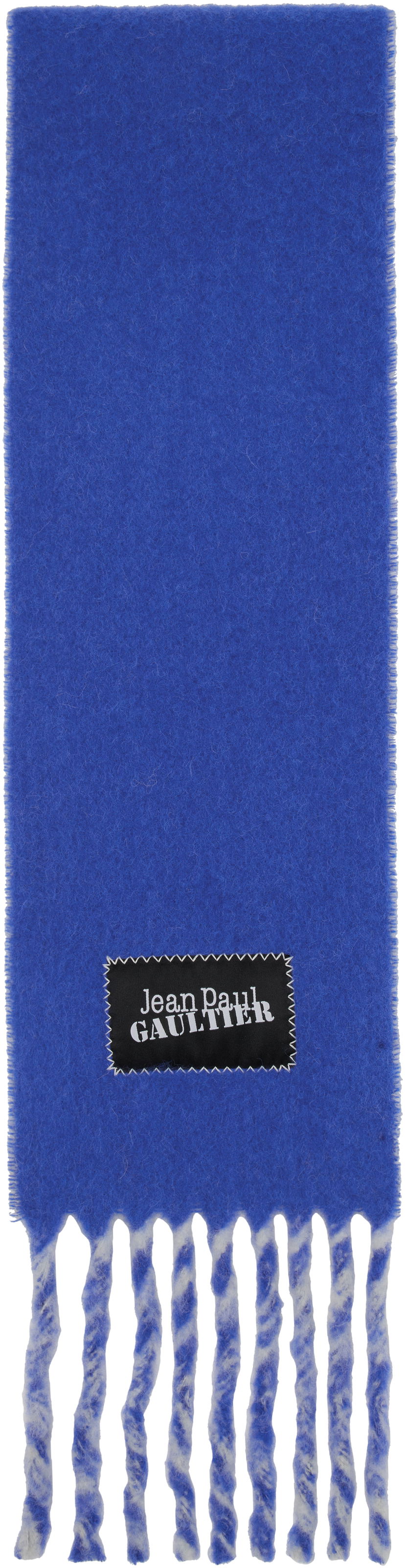 Šal Jean Paul Gaultier Jean Paul Gaultier Logo Patch Scarf Plava | 25/03-U-AC017-W022-5956