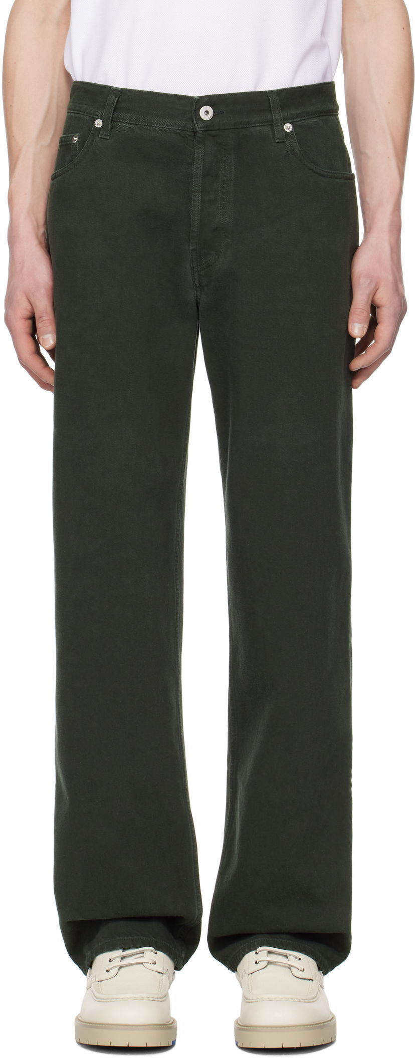 Jeans Burberry Burberry Regular-Fit Jeans Zelena | 8101264