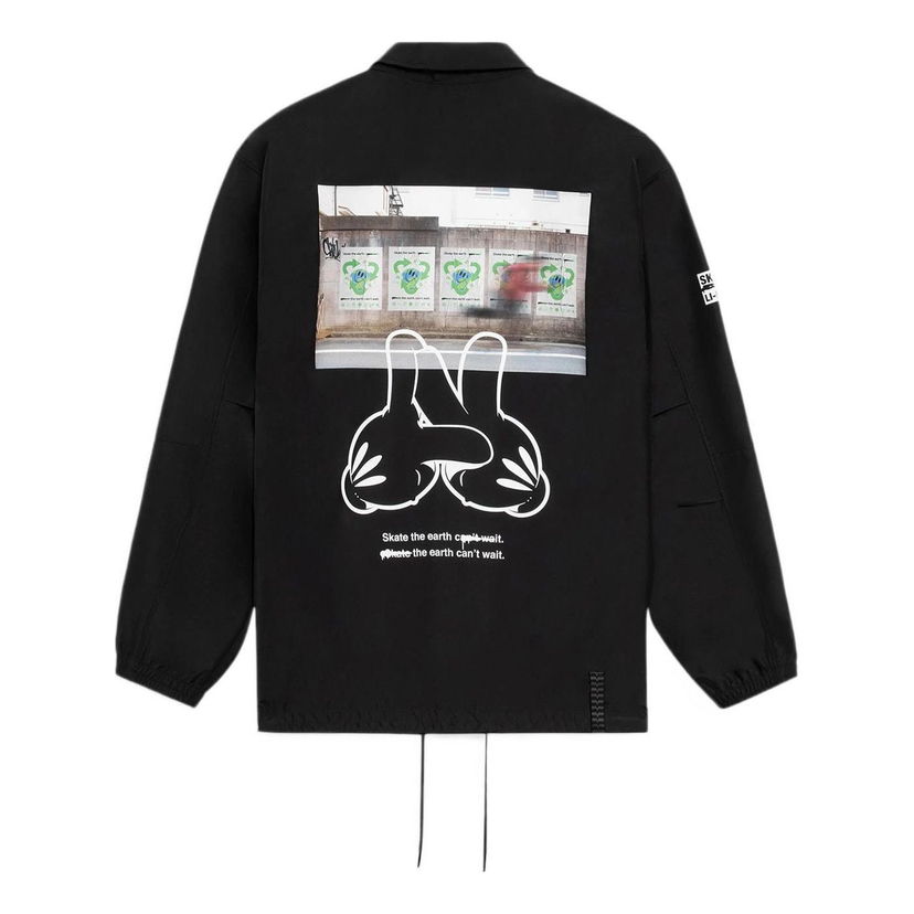 Vjetrovka Li-Ning Graphic Jacket Crna | AFDS283-2