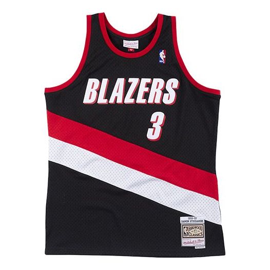 Majica bez rukava Mitchell & Ness Mitchell & Ness NBA Blazers Basketball Jersey Crna | SMJYEL18026-PTBBLCK99DSD