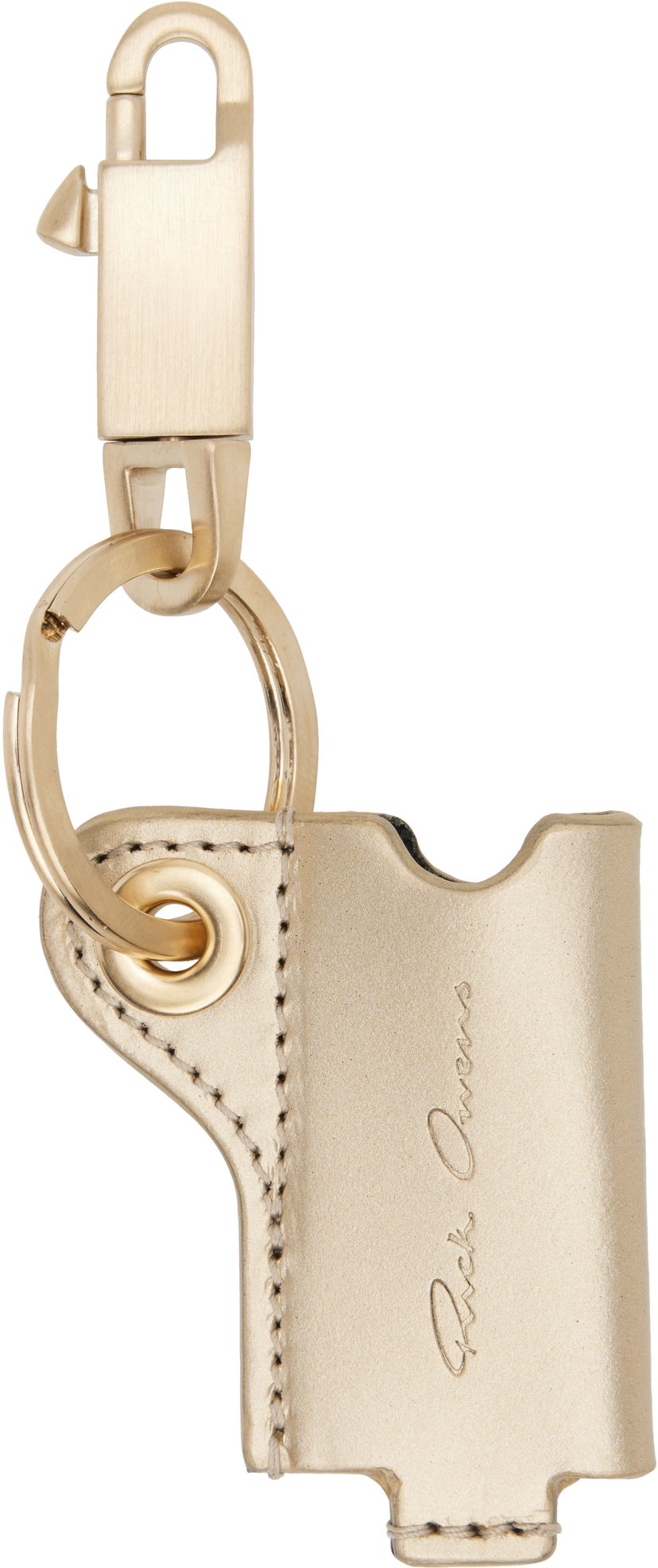 Privjesci za ključeve Rick Owens Rick Owens Hollywood Mini Lighter Holder Keychain Metalik | RA01E0695 LGEMGH