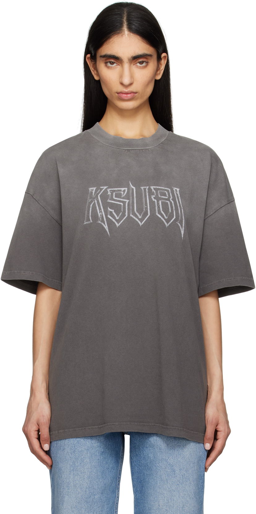 Majica kratkih rukava Ksubi Ksubi Kingdom Boyfriend T-Shirt Siva | WSP25TE008