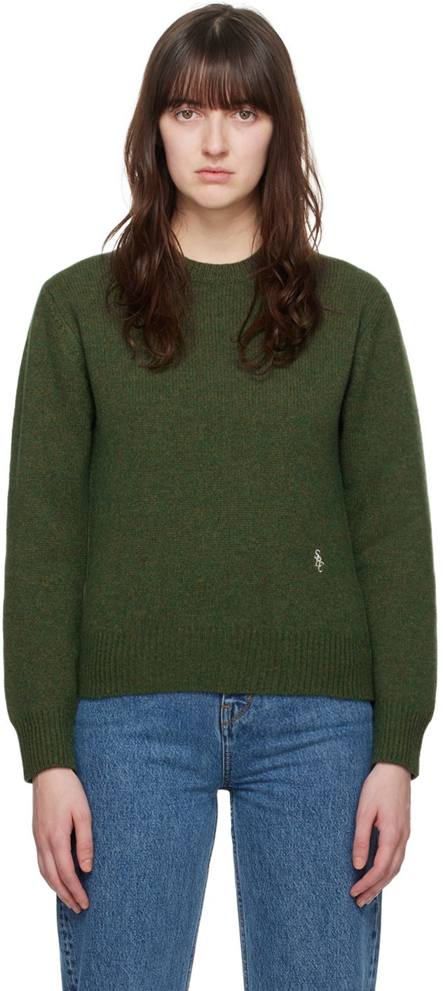 Džemper Sporty & Rich 'SRC' Sweater Zelena | WSAW238RO