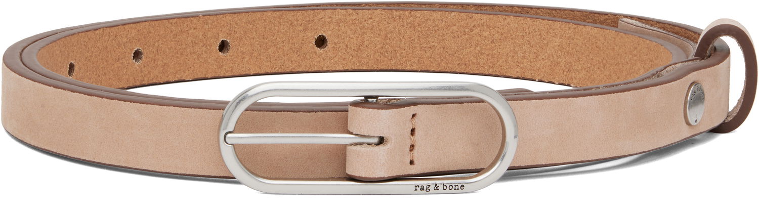 Pojasevi rag & bone Rag & Bone Baby Rounded Rebound Belt Bež | WJW25PB1006SU6, 0
