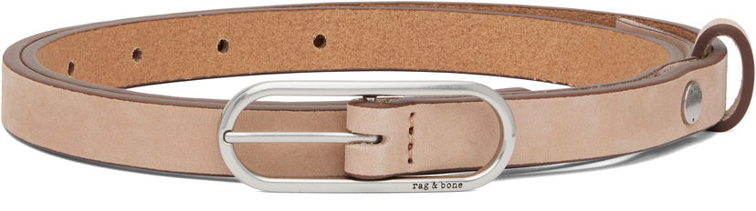 Pojasevi rag & bone Rag & Bone Baby Rounded Rebound Belt Bež | WJW25PB1006SU6