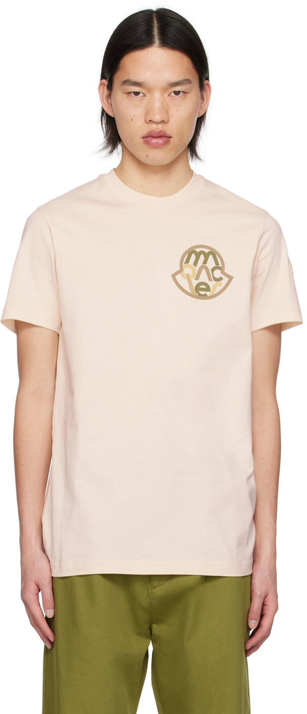 Majica kratkih rukava Moncler Off-White Garment-Washed T-Shirt Bijela | J10918C0004689AJS