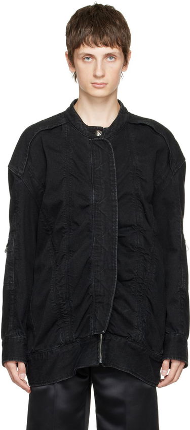 Jakna We11done We11done Bomber Denim Jacket Crna | WD-DJ3-21-331-U-BK, 0
