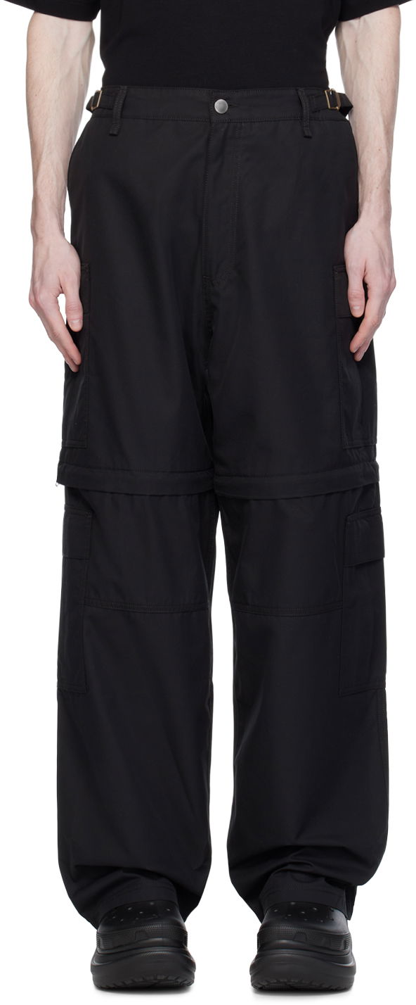 Cargo hlače VETEMENTS Detachable Leg Cargo Pants Crna | VL20PA360B