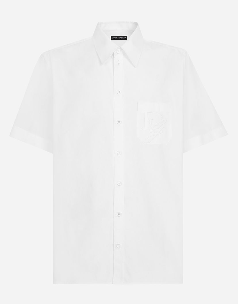 Košulja Dolce & Gabbana Shirt DG Embroidery Bijela | G5MK9ZGI731W0800