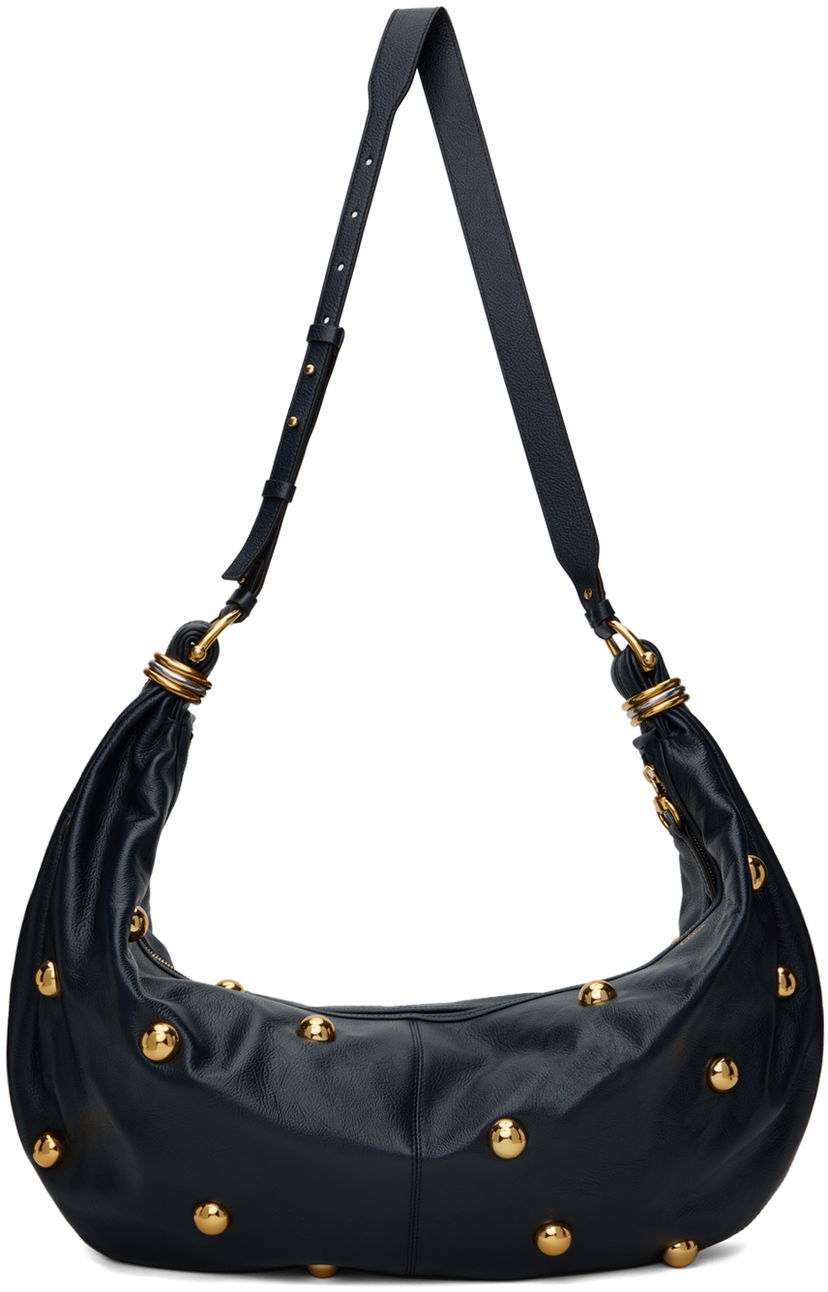 Ručna torbica CHLOÉ Large Bracelet Stud Bag Tamnoplava | CHC24WS610O41