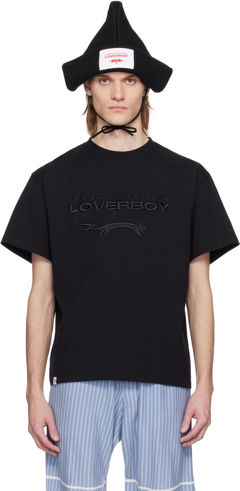 Majica kratkih rukava Charles Jeffrey Loverboy Charles Jeffrey LOVERBOY Logo T-Shirt Crna | 54100501