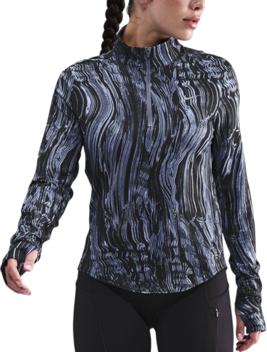 Majica kratkih rukava Nike Wavy Pattern Swift Quarter-Zip Running Top Višebojno | hv8921-499, 0