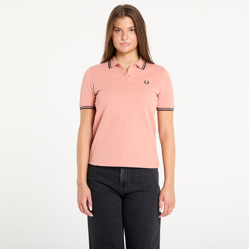 Polo majica Fred Perry Fred Perry Twin Tipped Polo Shirt Ružičasta | G3600 Z75