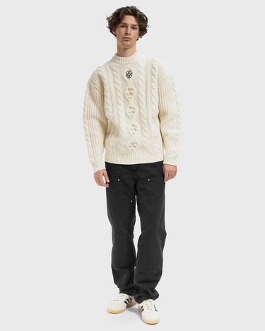 Džemper Drôle de Monsieur Maille Torsade Sweater Bijela | I-PO183-WO018-OW, 1