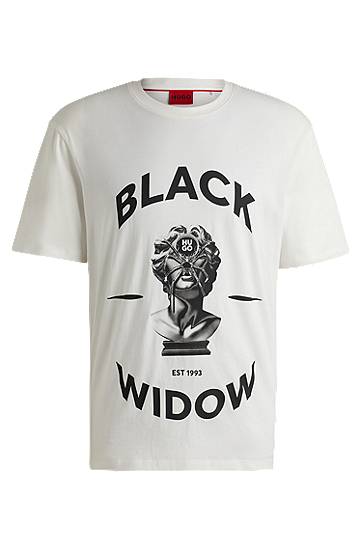 Majica kratkih rukava BOSS T-Shirt Black Widow Spider Graphic Bijela | 50530684