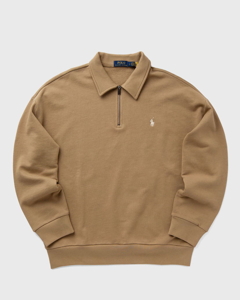 Dukserice Polo by Ralph Lauren Half Zip Sweatshirt Smeđa | 710961601002