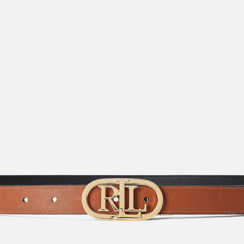 Pojasevi Polo by Ralph Lauren Lauren Ralph Lauren Reversible Leather Belt - XS Smeđa | 412883714003