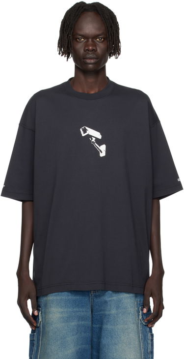 Majica kratkih rukava VETEMENTS VETEMENTS 'CCTV' Oversized T-Shirt Crna | UH76TR440B, 0