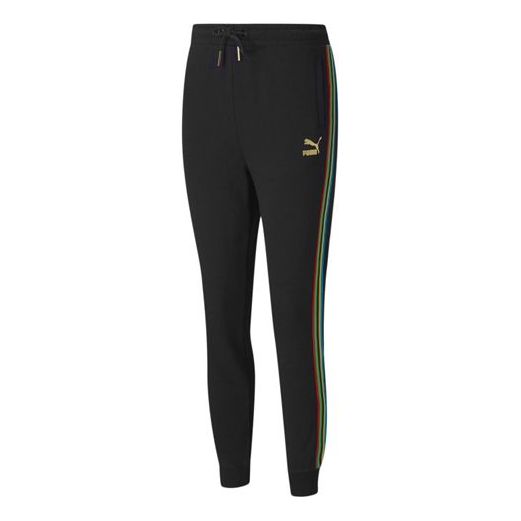 Trenirka Puma World Resonance Series Drawstring Knitted Trousers Crna | 599062-51, 0