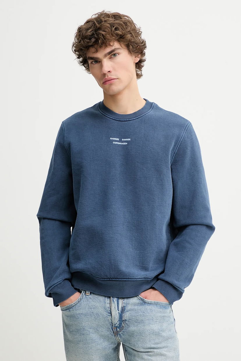 Dukserice Samsoe Samsoe Samsoe Samsoe SAMARCUS Sweatshirt Plava | M25200035