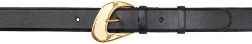 Pojasevi The Row Effi Black Leather Belt Crna | W1557-L60