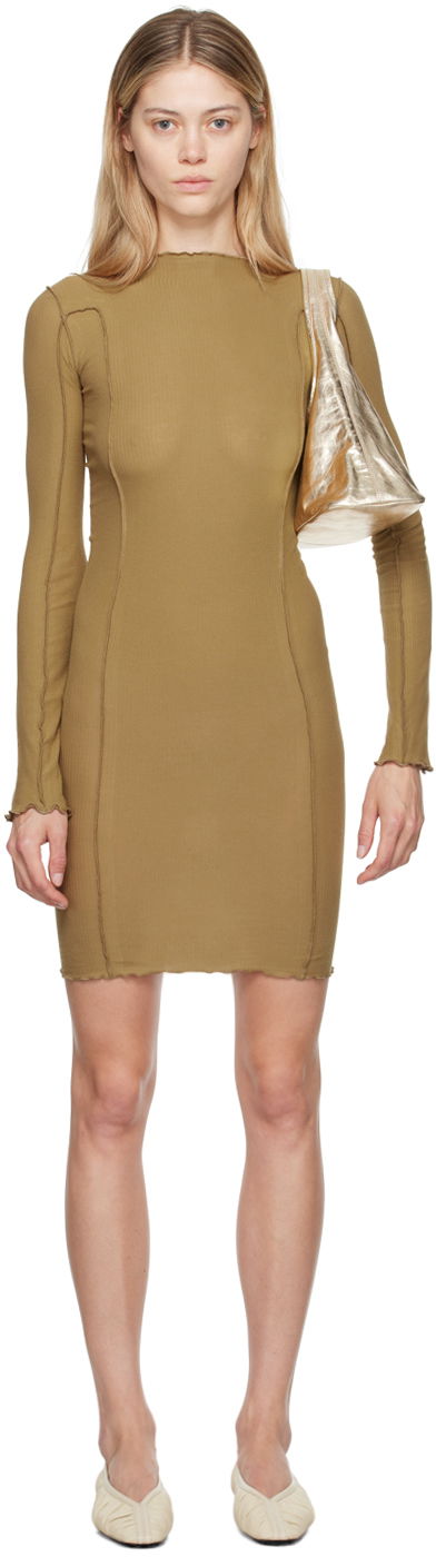 Haljina Baserange Baserange Omato Minidress Smeđa | DROML-RB-AU24