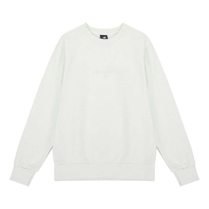 Dukserice New Balance Round Neck Pullover Bijela | AMT21555-IV