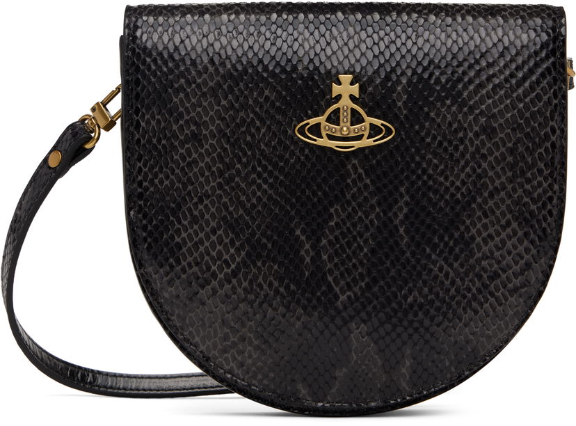 Torba za rame Vivienne Westwood Saddle Crossbody Bag Crna | 5801000AW-L007Y-