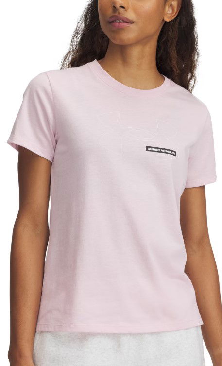 Majica kratkih rukava Under Armour Under Armour Rival Outline Short Sleeve T-Shirt Ružičasta | 1389719-647