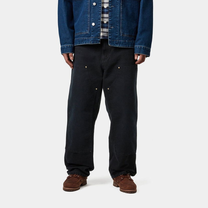 Cargo hlače Carhartt WIP Carhartt WIP Double Knee Pants Crna | I034796_95