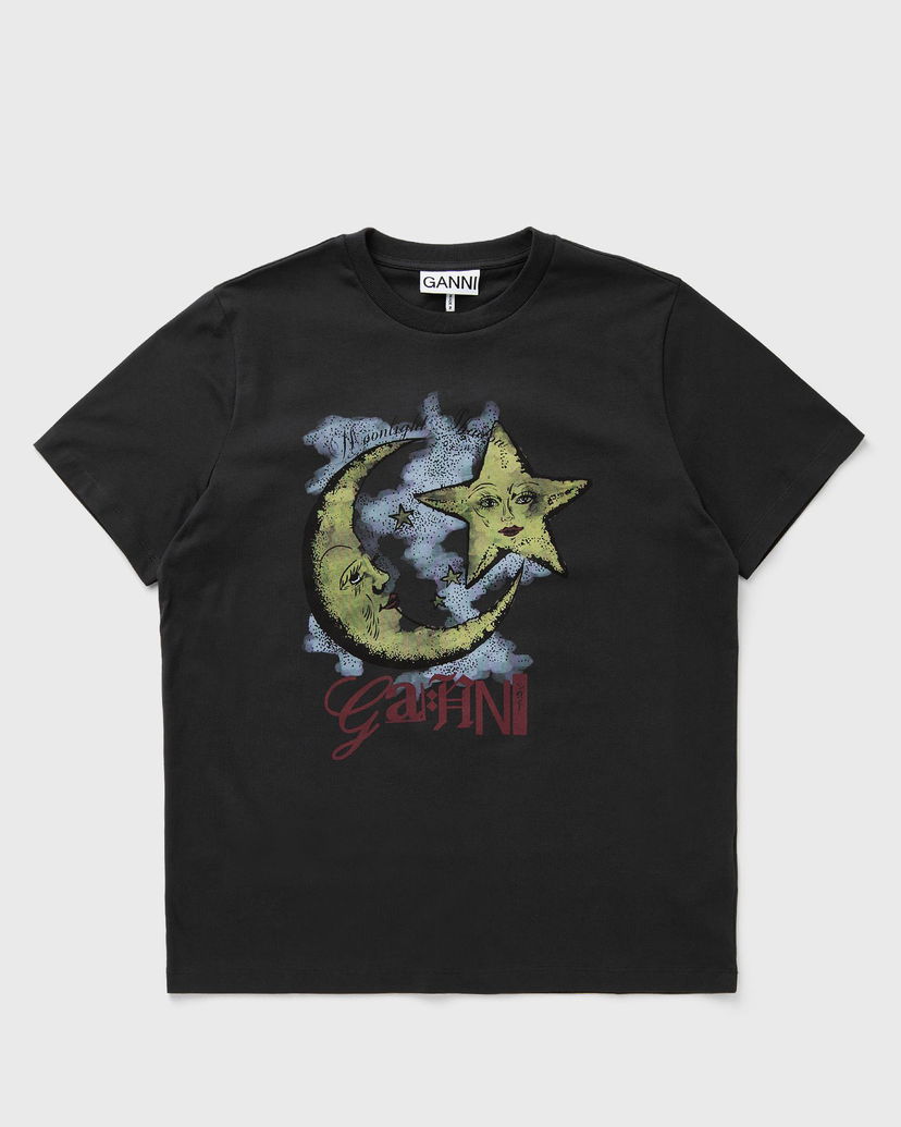 Majica kratkih rukava GANNI Relaxed Graphic T-Shirt L Crna | T4058-252