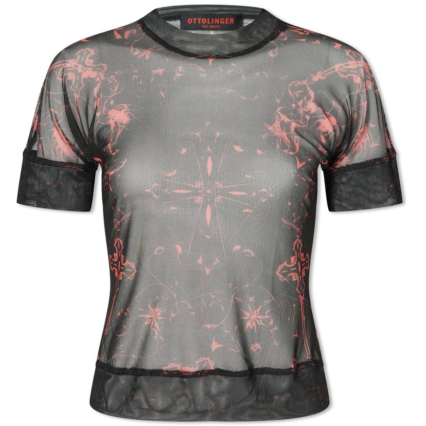 Majica kratkih rukava Ottolinger Ottolinger Mesh T-Shirt Crna | 100119-SKRIBB