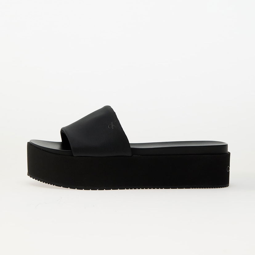 Tenisice i cipele CALVIN KLEIN Jeans Flatform Sandal Slid Black Crna | YW0YW01791 0GJ