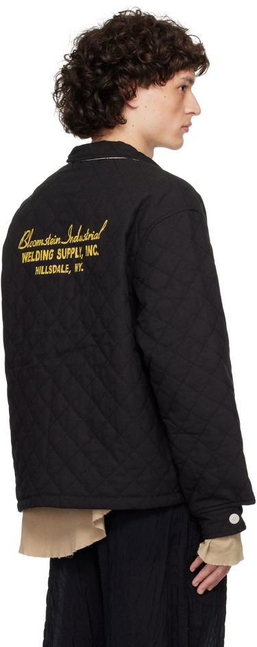 Bomber jakna Bode Bode Bloomstein Quilted Reversible Jacket Crna | MRS25JA028, 2