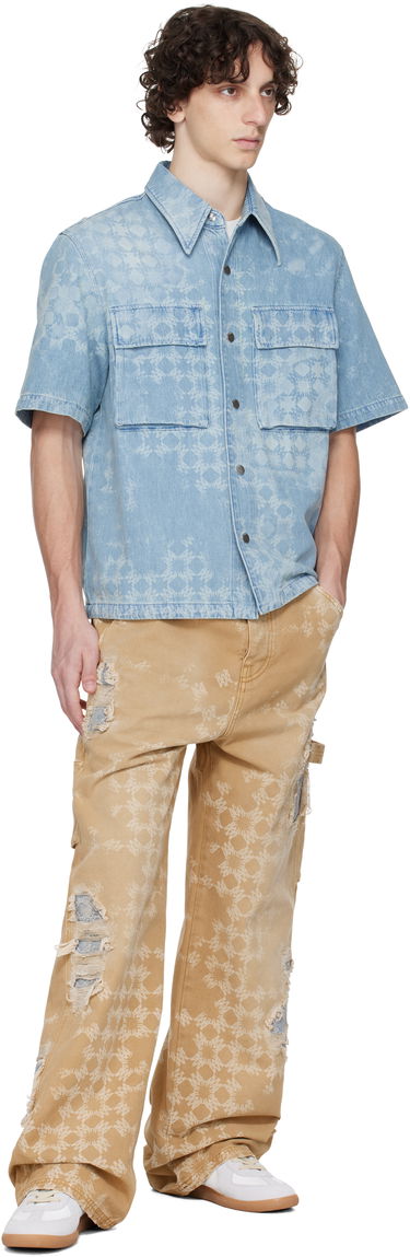 Košulja AMIRI AMIRI MA Quad Denim Shirt Plava | AMDNIR1040, 3