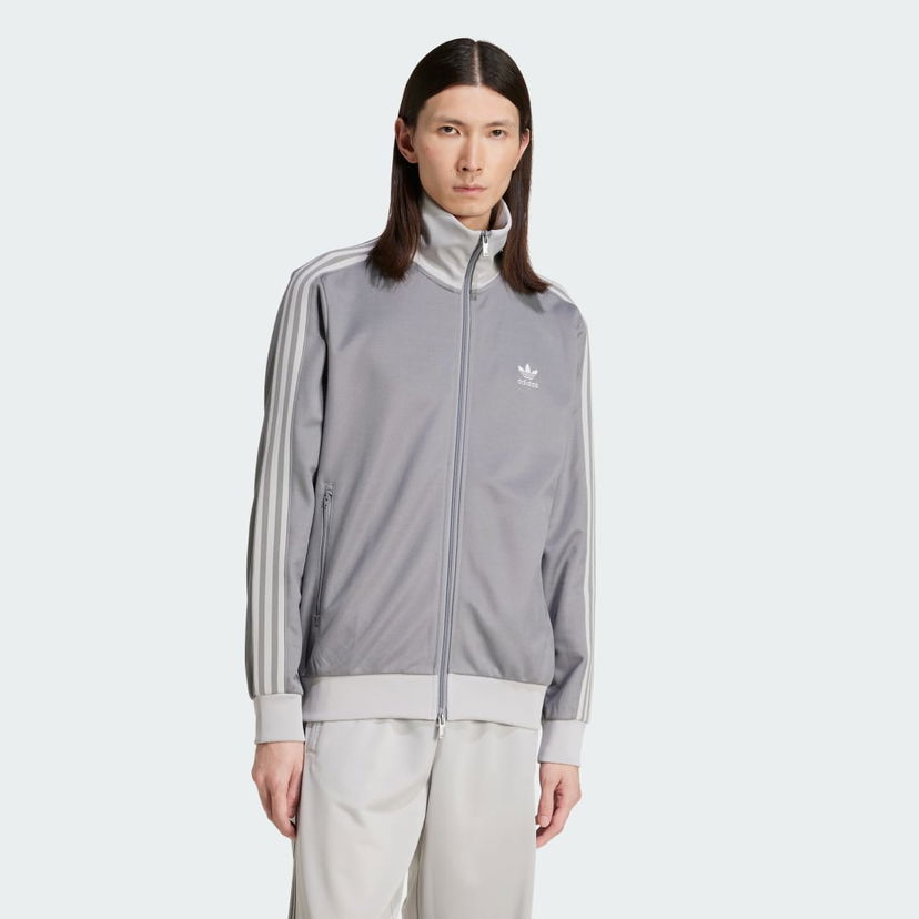Vjetrovka adidas Performance Adicolor Classics Beckenbauer Track Jacket Siva | JP1226
