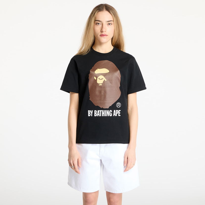 Majica kratkih rukava BAPE A BATHING APE By Bathing Tee Crna | 001TEL301002MBLK