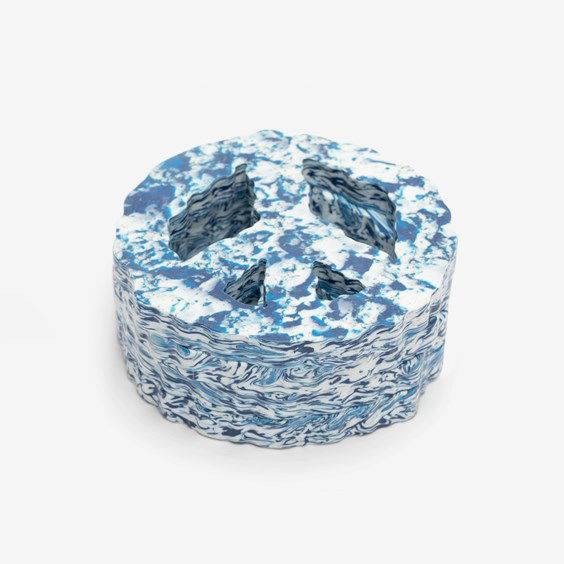 Home decor Space Available Clouded Peace Coaster - Set Of 4 Višebojno | SA-CPC001-BLU