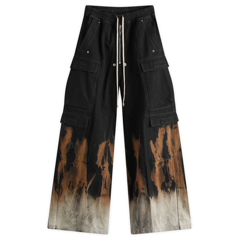 Jeans Rick Owens Printed Baggy Jeans Crna | DS02D2324-0983-BSUN