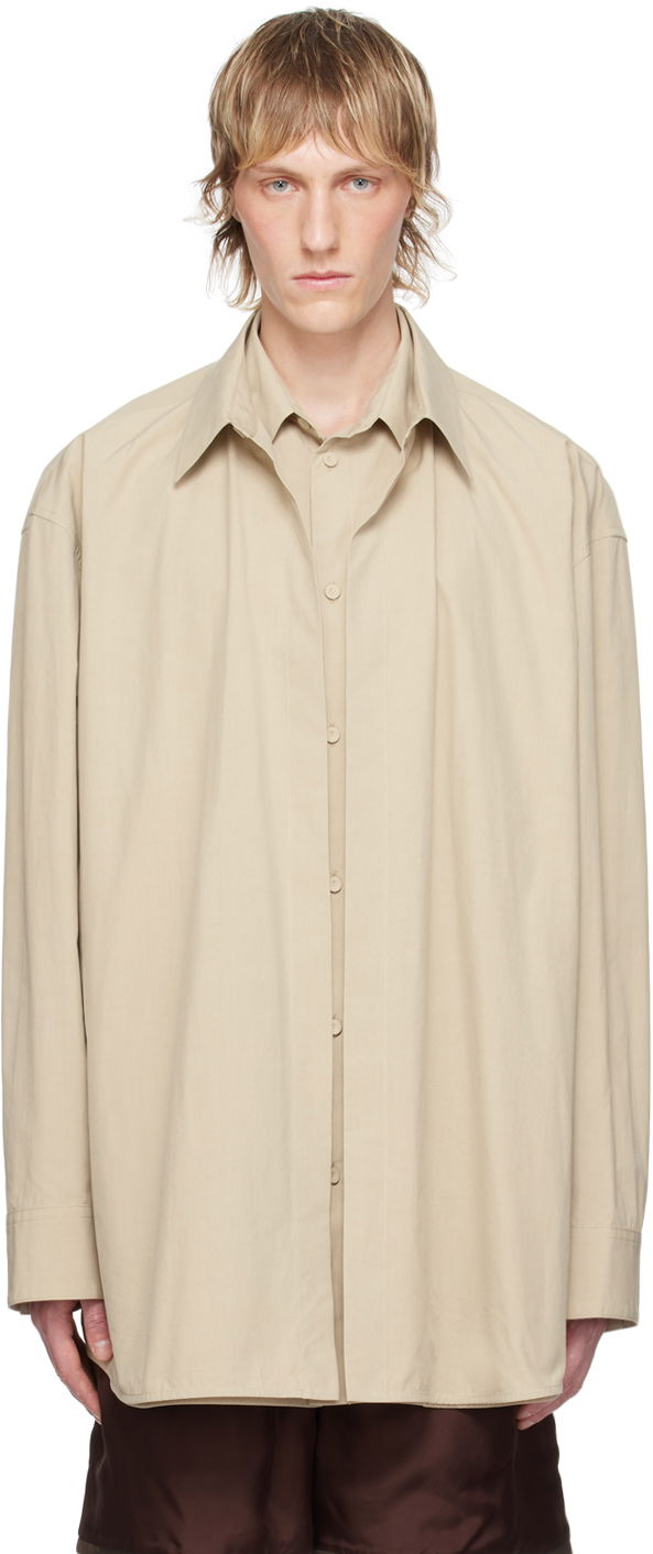 Košulja Jil Sander Jil Sander Layered Shirt Bež | J21DL0140 J45248