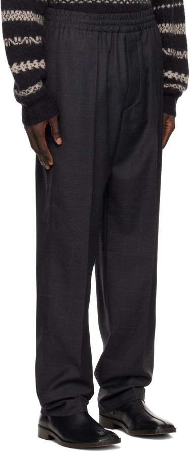 Hlače ISABEL MARANT Isabel Marant Nahili Checked Trousers Crna | 23APA0074HA-A3F61H, 1