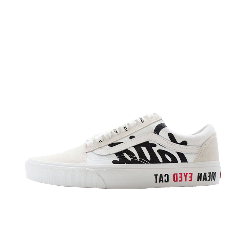 Tenisice i cipele Vans Old Skool Patta Mean Eyed Cat White Bijela | VA31Z9OXU