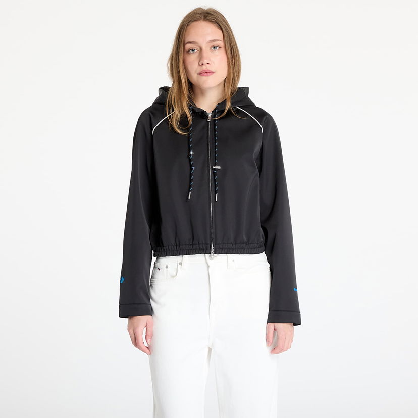 Jakna adidas Originals Wales Bonner Satin Track Top Crna | JW1110