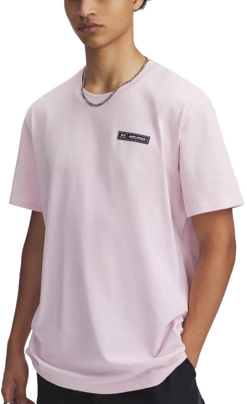 Majica kratkih rukava Under Armour Under Armour HW Armour Label Short Sleeve T-Shirt Ružičasta | 1382831-647