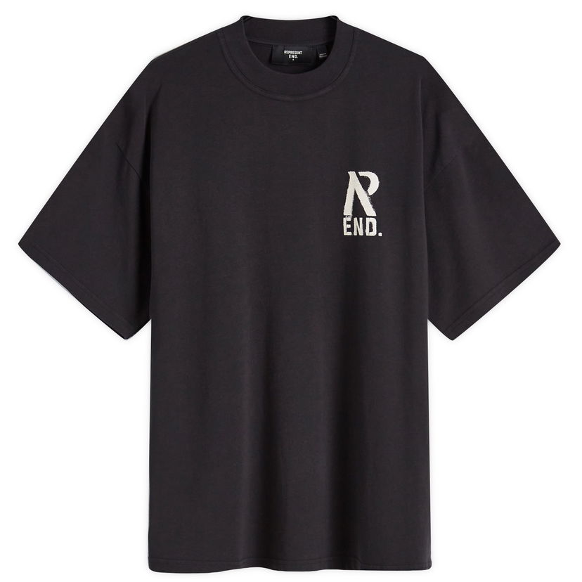 Majica kratkih rukava Represent Clo Workshop T-Shirt in Stained Black, Size Large Crna | MLM41504-230