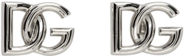 Naušnice Dolce & Gabbana Silver Logo Cufflinks Metalik | WFO1M2W1111, 0