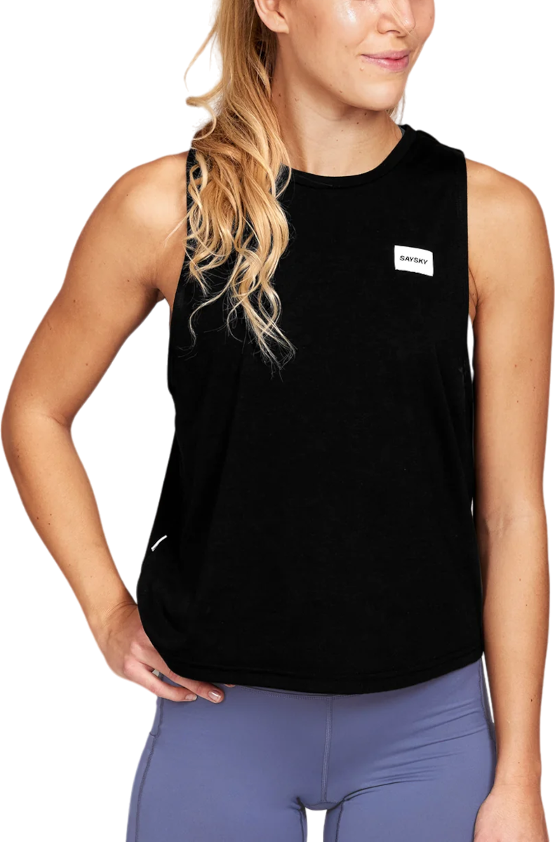 Majica bez rukava Saysky Clean Motion Tank Crna | xwrsi51c901, 0