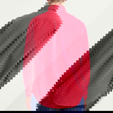 Košulja Drôle de Monsieur Mirror Long Sleeve Button-Up Shirt Crvena | I-SH240-CO178-RD, 3