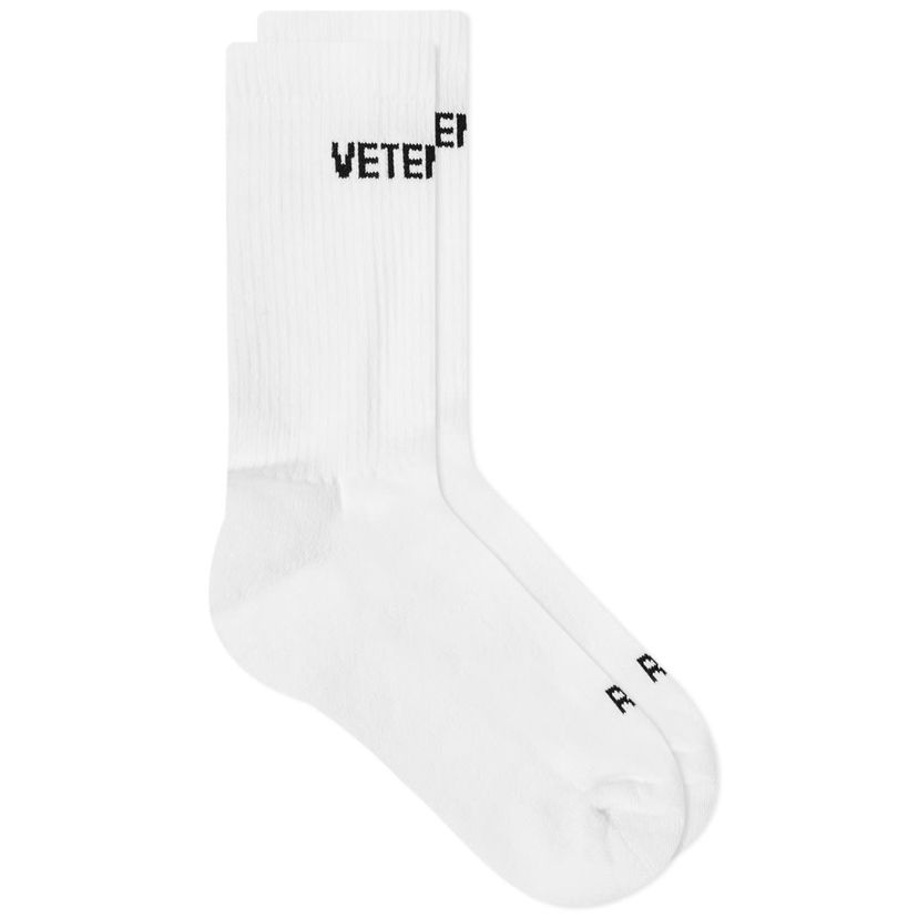 Čarape VETEMENTS Logo Socks Bijela | UE54SO140W
