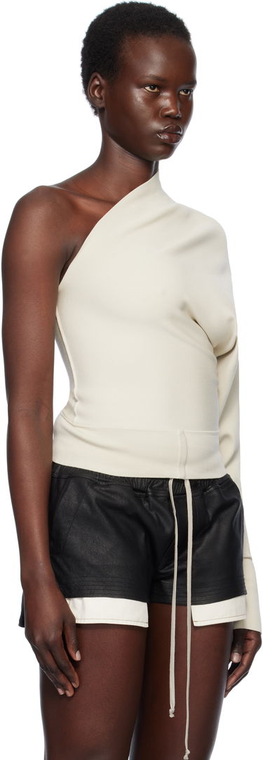 Haljina Rick Owens Rick Owens Hollywood One Shoulder Asymmetrical Top Crna | RP01E7691 KST, 4